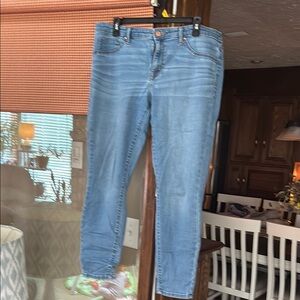 Mossimo Supply Co Blue Skinny Jeans